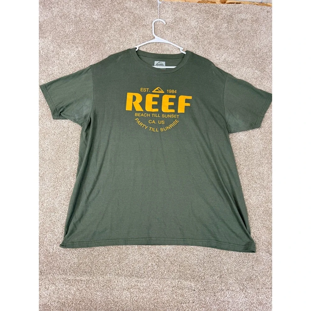 LOT Mens Shirt XL Surf Bundle Hurley Button Down Reef Quiksilver T-Shirts - Picture 2 of 16